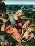 Quentin Matsys, Madonna and Child with the Lamb.